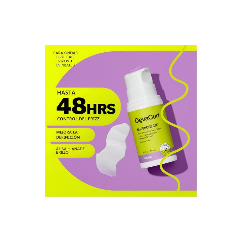 DevaCurl SuperCream Definidor hidratante ultra nutritivo, 150 ml