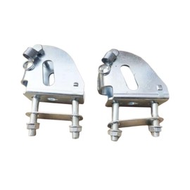 Flatbed Trolley Armrest Base Foldable Push Hand Cart Base Hinge Replaces Sturdy Platform Truck Handrails Base for Push Cart Accs Parts, with Mounting Screws