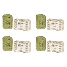 Nablus Soap Set of 4 Sage Handmade Palm Oil Free 4 x 100 g