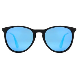 Long Keeper Polarised Vintage Round Sunglasses Womens Classic Polarized Sunglasses UV400 Retro Designer Style Sun Glasses for Women Men