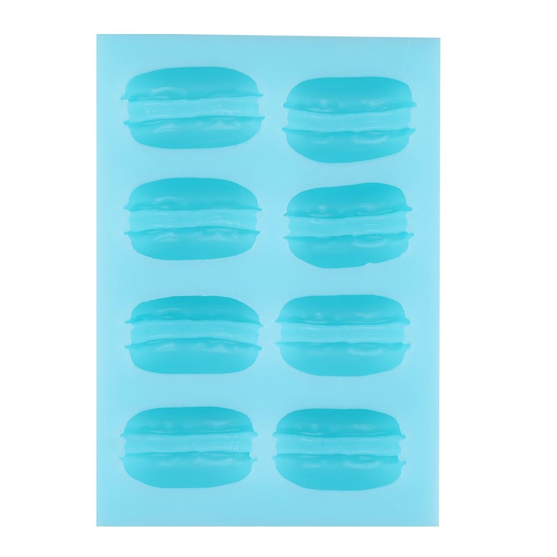 3D Macaron Fondant Mold Macaron Hamburger Silicone Mold