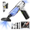 Saker Handheld Car Vacuum Portable Cordless17000PA Mini Vacuums Rechargeable Foldable