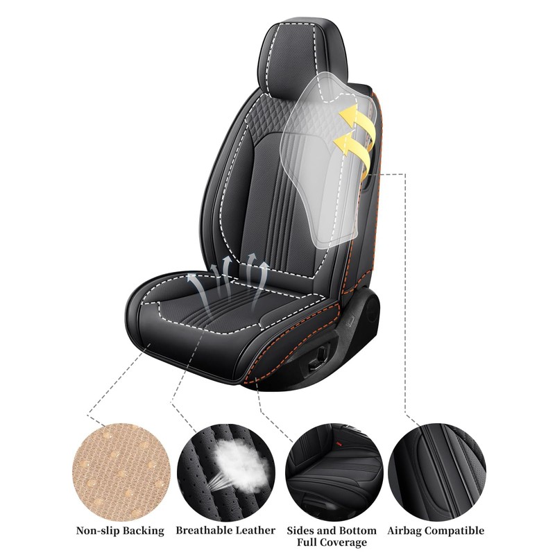 Car Seat Covers Fit for Mitsubishi Lancer 2002-2017