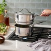 Henckels Aragon 2.5-qt Stainless Steel Saucepan with lid & steamer