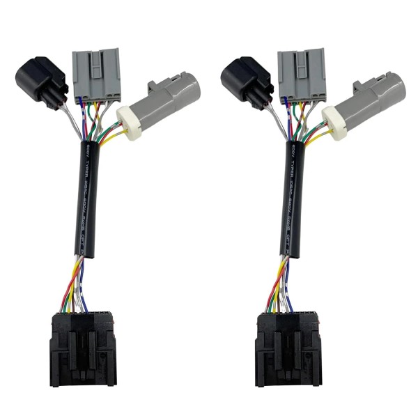 Unbranded 2PCS Wiring Harness AdapterTow Mirror Adapter For Ford F250-F550