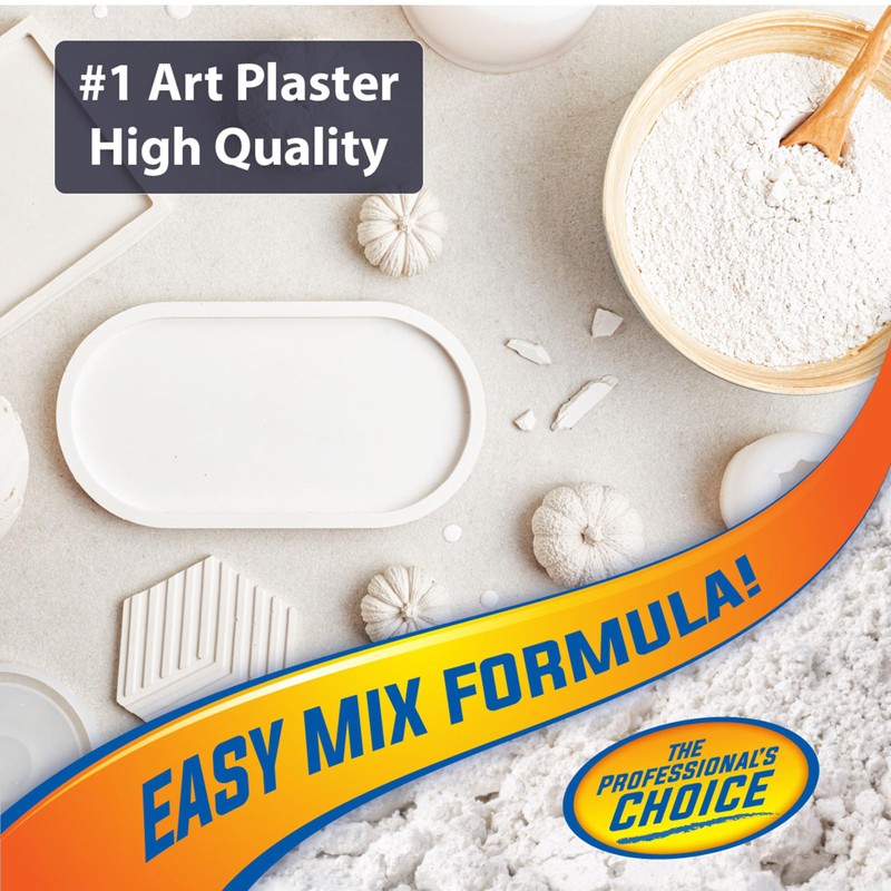 Perfect Plaster Non-Toxic, Color-Blendable, Mix with Water Pottery & Ceramic
