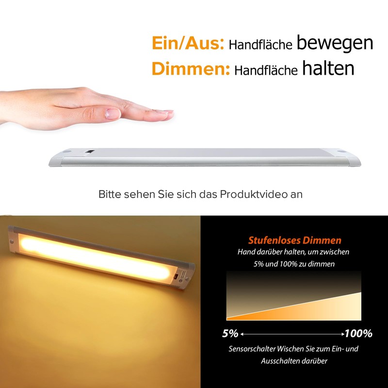 Dream Lighting 12 Volt LED Lamp with Motion Sensor for