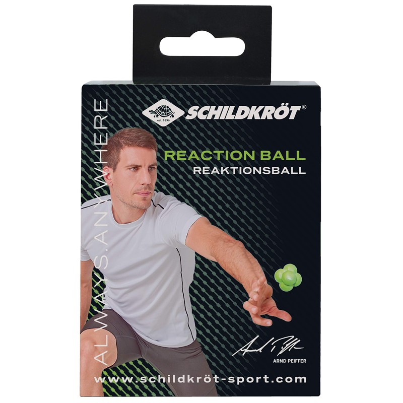 Schildkröt Reaction Ball, Grün, in 4-Farb Karton, 960076
