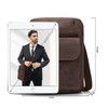 LEABAGS Men's Leather Small Shoulder Bag, Messenger Bag with Shoulder