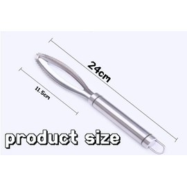 Fish scale scraper with 304 stainless steel serrations, fish scale remover. (HY0517001-1)