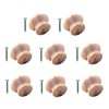 TERF® Traditional Unlacquered Pine Wooden Cupboard Cabinet Door Knob 50mm
