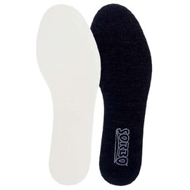 Sorbo Shock Absorption + Charcoal Insole, Deodorizing, Antibacterial, S Size, 9.3 - 9.6 inches (23.5 - 24.5 cm), Black