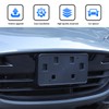 ABS Car Front License Plate Frame Black Compatible with Mazda