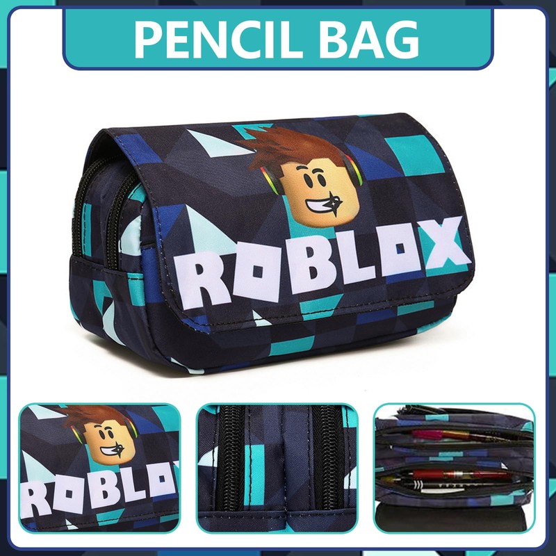 PIIMNT Roblx Pencil Case, Roblx Students Large Pencil Case Roblx