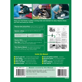 Fiat Panda (81 - 95) Haynes Repair Manual