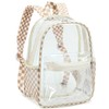 CAMTOP Clear Backpack for Stadium Events Approved 12x6x12 Small Clear