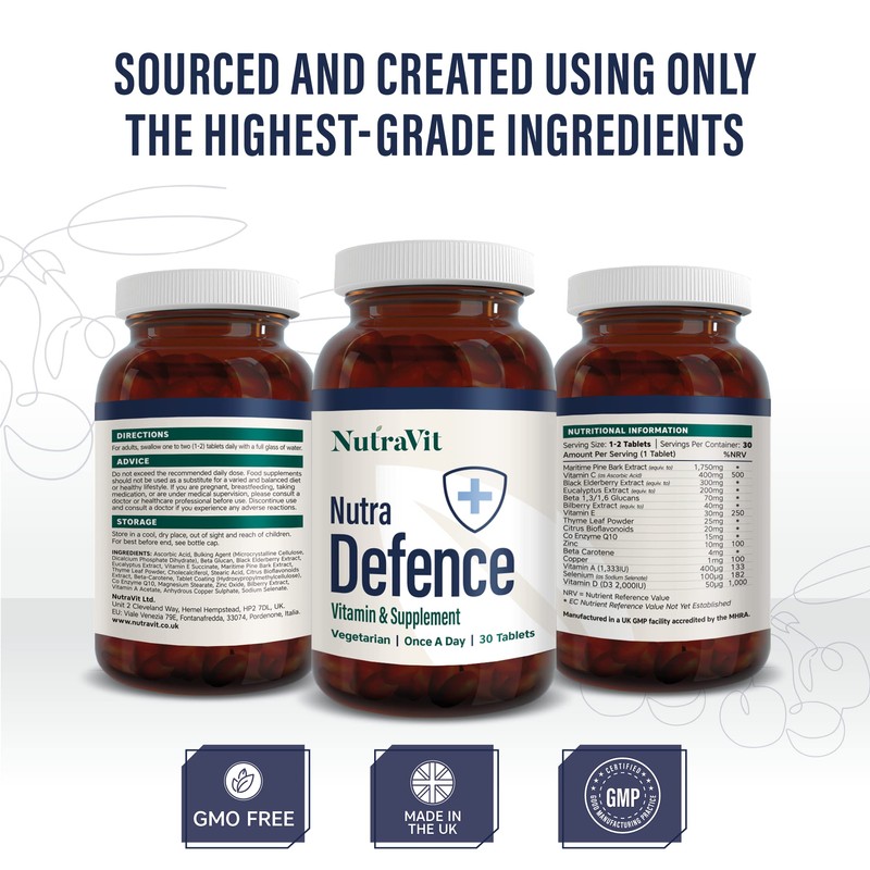 NUTRADEFENCE - Immune System Vitamins | Immune System Booster -