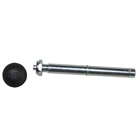 Burley Unisex's AXLE NUT and DUST Cap for Push Button Wheel, Silver/Black,