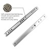 Boxonly 1 Pair Metal Bearing Drawer Slides Runners Draw Depth