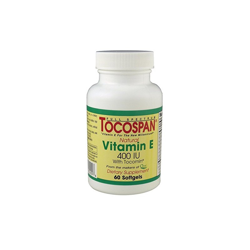 TOCOSPAN The Full Spectrum Vitamin E (400 IU Formulation) 60