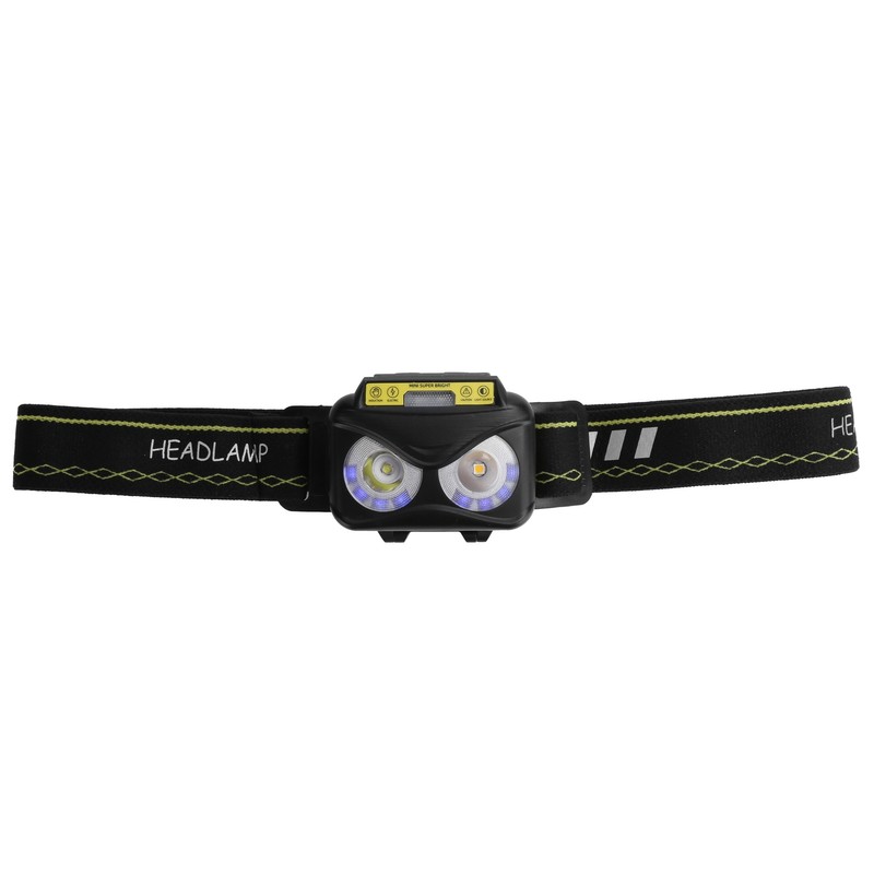 Brighter Headlight XPG+COB USB Human Induction Charging Outdoor Waterproof Hiking