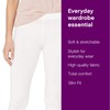 No nonsense womens Cotton Blackout Capri Legging, White, 2X US