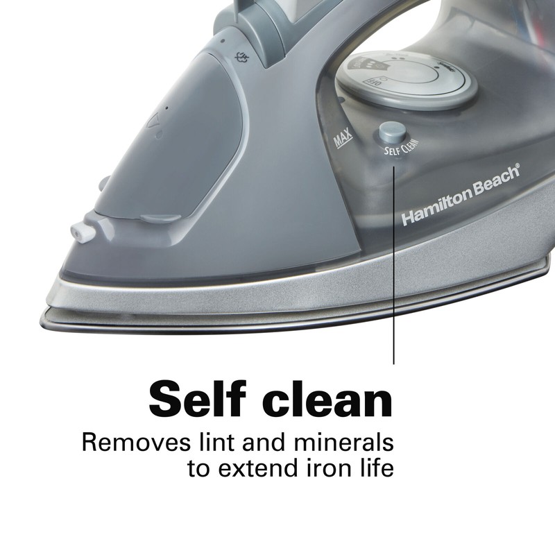 Hamilton Beach Retractable Cord Iron 1500 Watts Model 14882