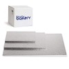 Decora Cakeboard, 20 x 30 x 1.2 cm, Cellulose Silver