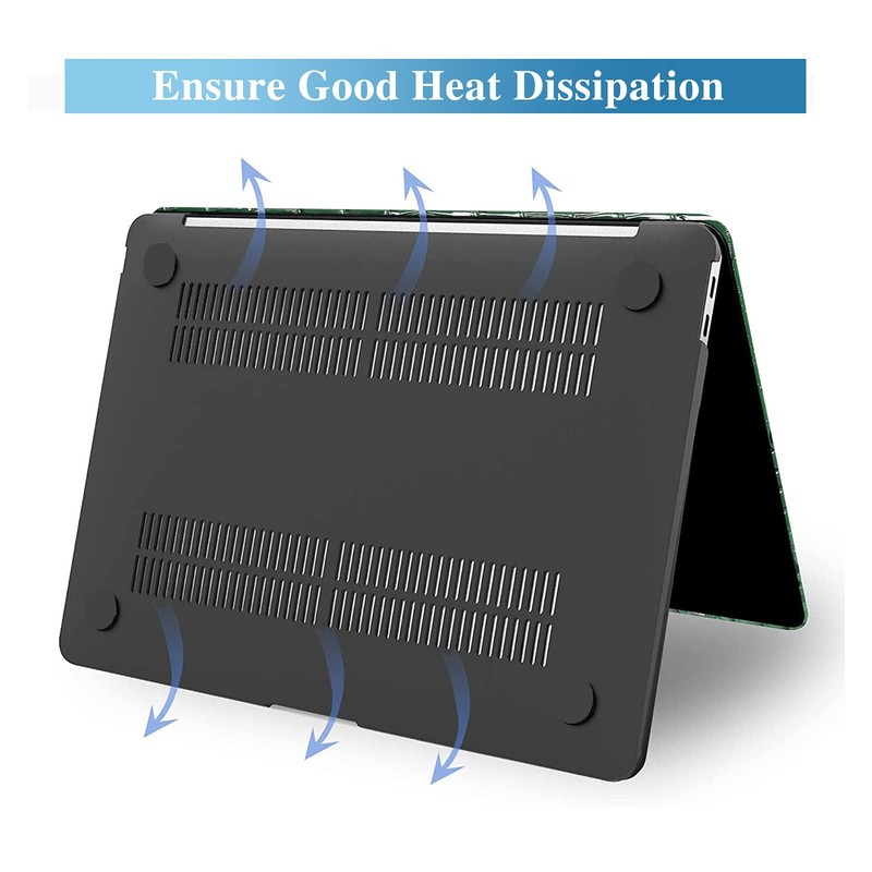 KEROM Crocodile Case for MacBook Pro 14 Inch 2024-2021 M4