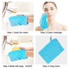 PHOGARY 10 Pack Microfiber Body Wash Mitts, Flannel Soft Face