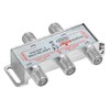 Poppstar Satellite Splitter Switch 4-Way (Analogue/Digital/BK/Unicable/HD/4K Suitable) for TV, Satellite,