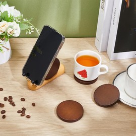 UNICRAFTALE 5Pcs Wooden Snail Coasters Set for Drinks Cute Coasters Funny Gifts House Warming Gifts New Home Decor Table Decor for Coffee Table Housewarming Room Decor Bar Holiday Party