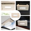 Hifrom Car Sunshade Tissue Box, Leather Car Tissue Holder, Car