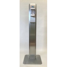 ethos hp Stainless Steel Portable Hands Free Sanitizer Dispenser Stand  - Stand only