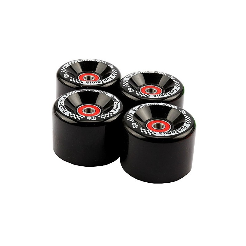 FunTomia Pack of 4 Longboard/Skateboard/Mini Board Wheels (Big Wheels) in
