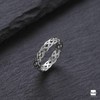 Amberta Women's 925 Sterling Silver Ring Celtic Knot Design Eternity