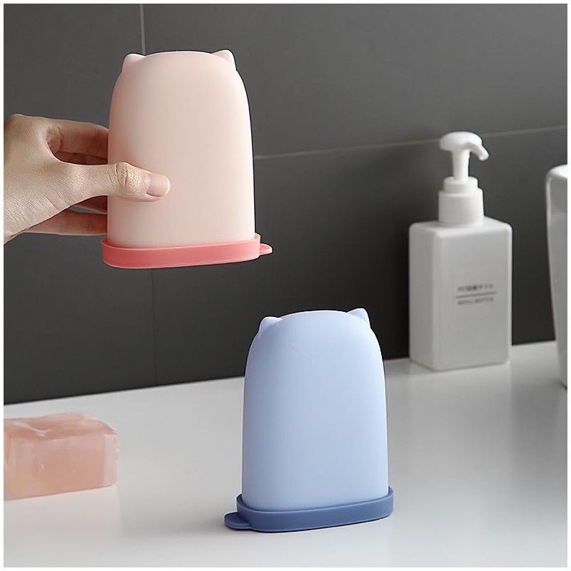 2Pack Cute Travel Soap Box Case, Leak Proof Portable Soap