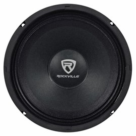 Rockville RM88PRO 8" 8 Ohm SPL Competition Midrange Car Speaker, 108dB, 300w
