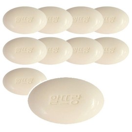 Altrang Soap (White) 130g x 10 rose scented bulk unpackaged / 알뜨랑비누(화이트) 130g x 10개 로즈향벌크비포장