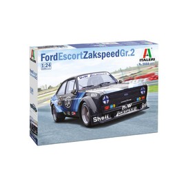 Italeri -3664 Ford Escort Zakspeed Gr.2, Scale 1:24, Model Kit, Plastic Modeling, Multicolor, IT3664 for For collectors over 14 years old