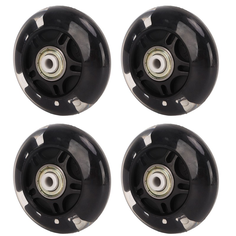 4 PCS Inline Skate Flash Wheel Roller Skate PU Wheels