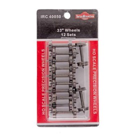 Intermountain Railway Co HO Scale Metal Wheels 33" Standard (12) Silver