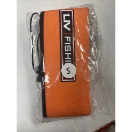 LIV FISHING Rod Sleeve Neoprene Floating Hook Resistant, Orange, Spinning