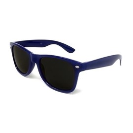 WS UK Adults Classic Sunglasses with UV400 Protection - Unisex (Dark Blue)