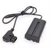 ZBLZGP D-tap NP-F970 Dummy Battery Power for Atomos Shogun Ninja