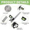 Premium 12.02"/305mm Stainless Steel Combination Square Tool with Built-In Bubble