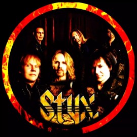 STYX BAND PARADISE THEATER SET OF TWO LEATHER BRACELETS