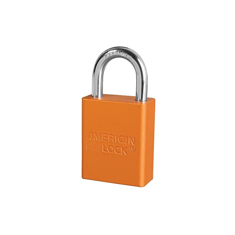 American Lock Padlock, 1105 Orange Keyed Alike 63485 (6-Pack)