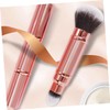 WOONEKY Travel Makeup Brush Set 2pcs Double-sided Foundation Blush Brush