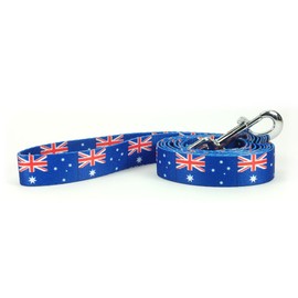 PatriaPet Dog Leash with The Australia Flag Design | Great for National Holidays, Special Events, Festivals, Independence Days and Every Day Strong Safe | 4 or 6 Foot Long